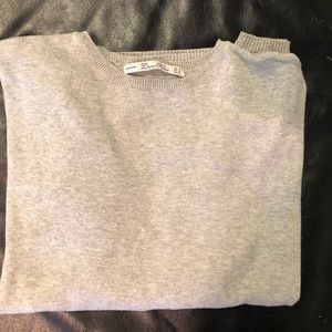 Zara knit crew neck sweater